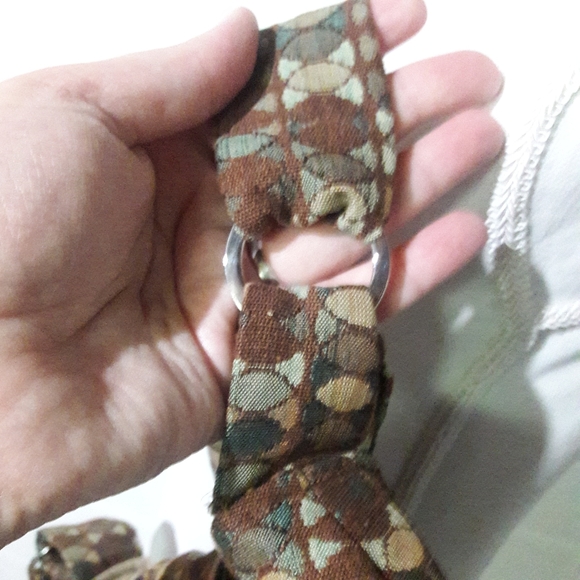 Dana Herbert Shoulder Bag Purse Snap Closure Brown - Picture 5 of 10